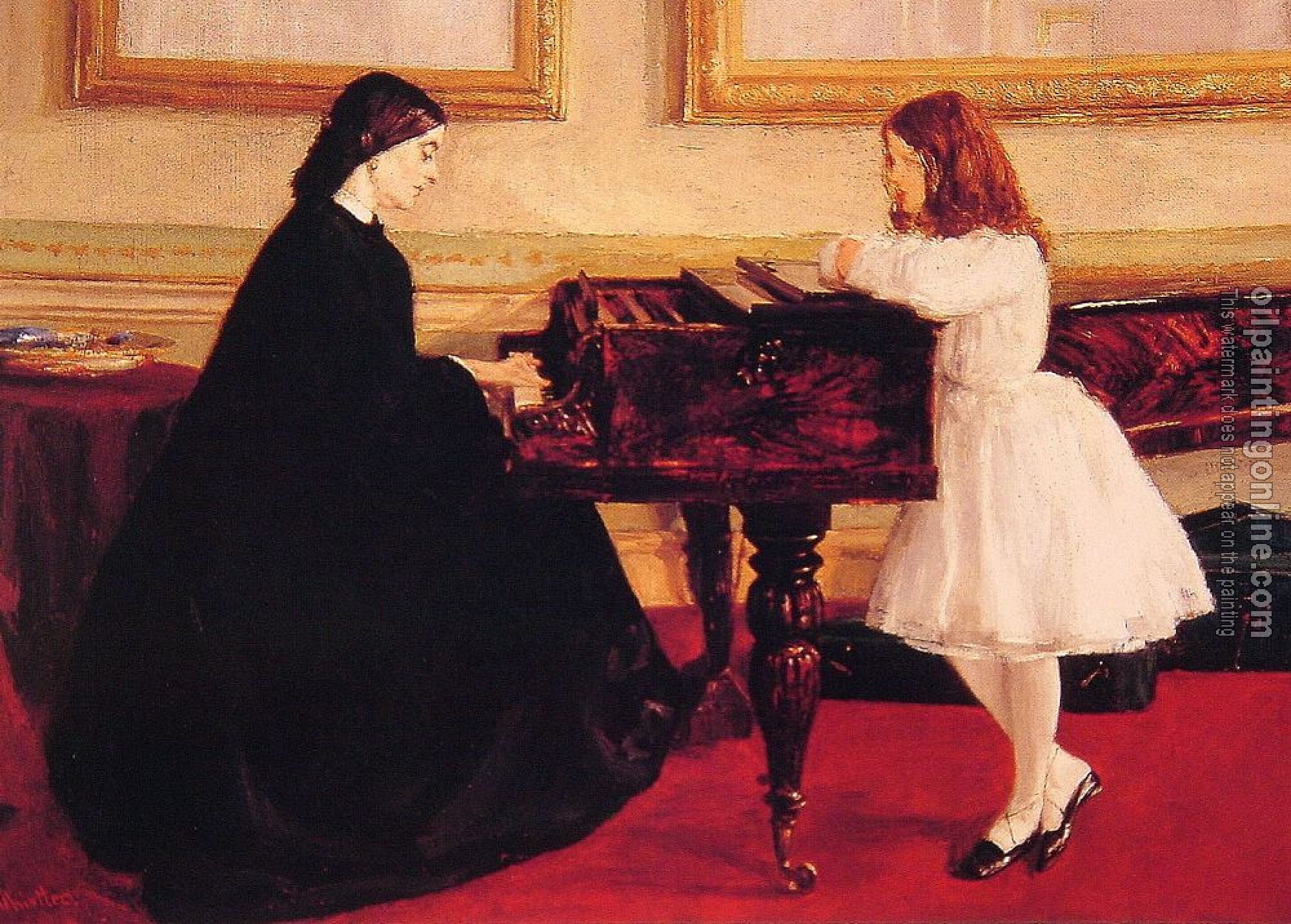 Whistler, James Abbottb McNeill - At the Piano